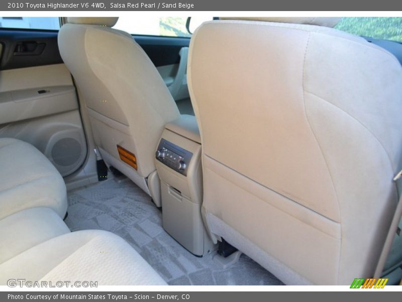 Salsa Red Pearl / Sand Beige 2010 Toyota Highlander V6 4WD