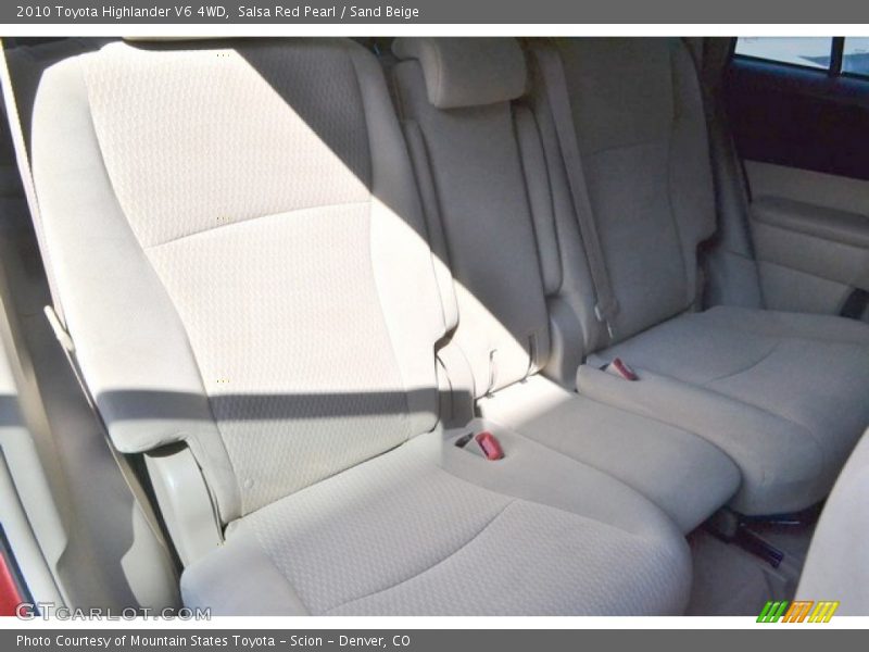 Salsa Red Pearl / Sand Beige 2010 Toyota Highlander V6 4WD