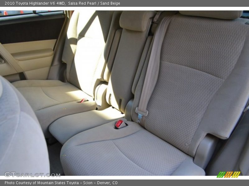 Salsa Red Pearl / Sand Beige 2010 Toyota Highlander V6 4WD