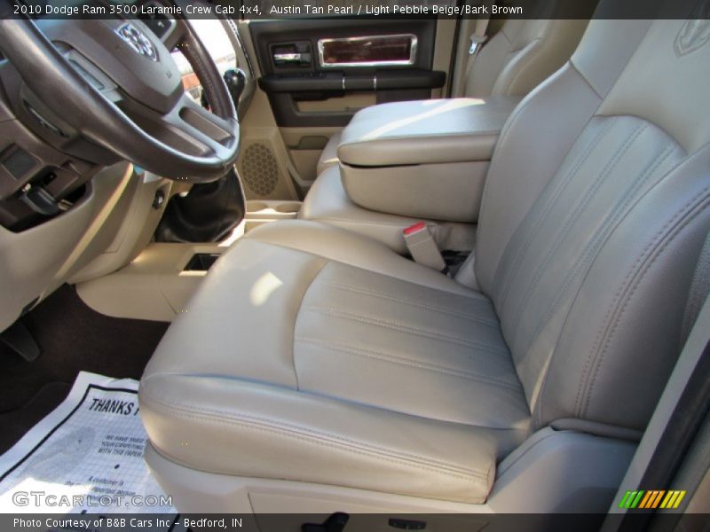 Austin Tan Pearl / Light Pebble Beige/Bark Brown 2010 Dodge Ram 3500 Laramie Crew Cab 4x4