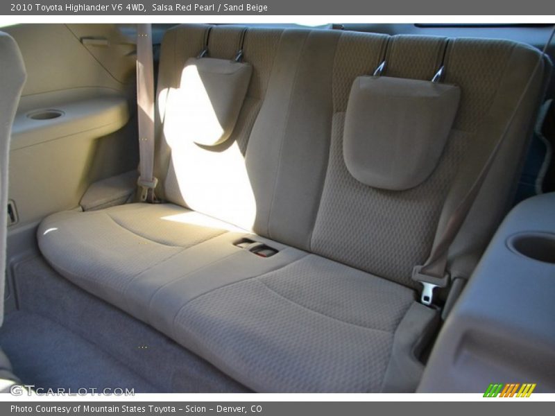 Salsa Red Pearl / Sand Beige 2010 Toyota Highlander V6 4WD