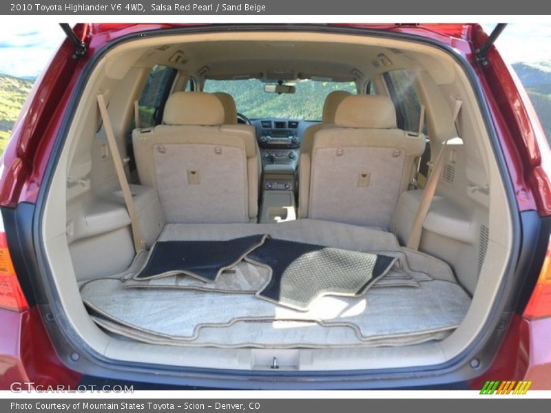 Salsa Red Pearl / Sand Beige 2010 Toyota Highlander V6 4WD