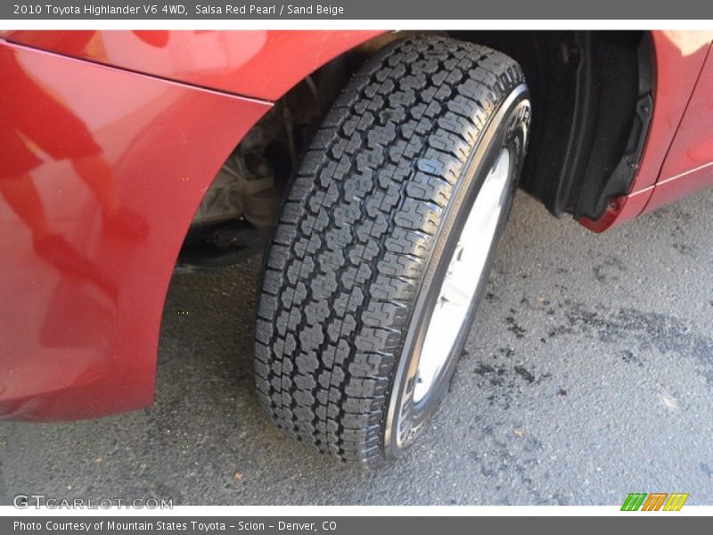 Salsa Red Pearl / Sand Beige 2010 Toyota Highlander V6 4WD