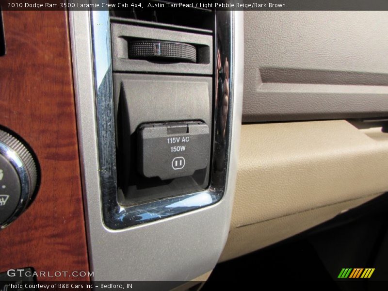 Austin Tan Pearl / Light Pebble Beige/Bark Brown 2010 Dodge Ram 3500 Laramie Crew Cab 4x4
