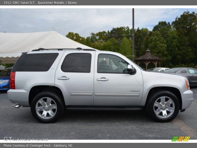 Quicksilver Metallic / Ebony 2012 GMC Yukon SLT