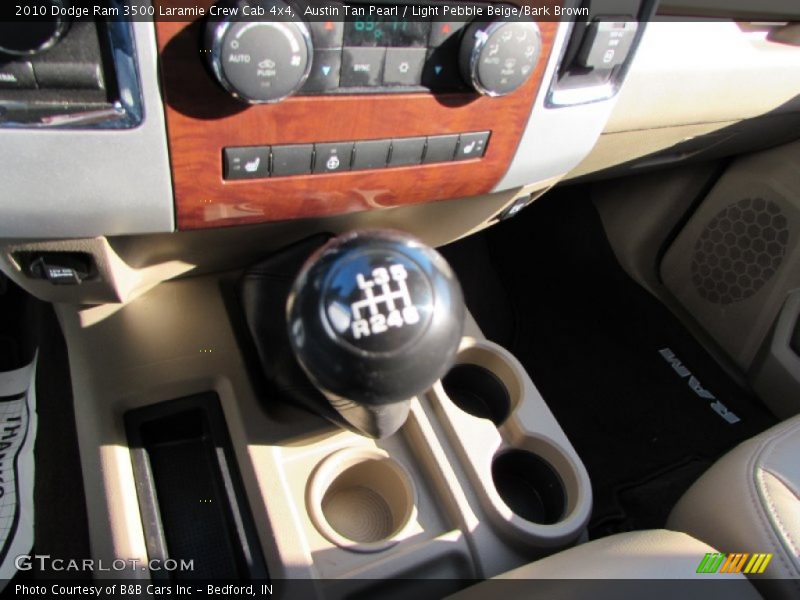 Austin Tan Pearl / Light Pebble Beige/Bark Brown 2010 Dodge Ram 3500 Laramie Crew Cab 4x4