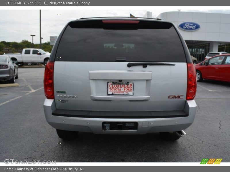 Quicksilver Metallic / Ebony 2012 GMC Yukon SLT
