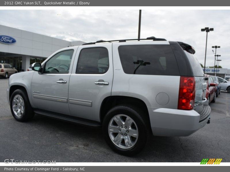Quicksilver Metallic / Ebony 2012 GMC Yukon SLT