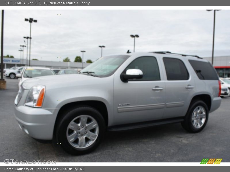 Quicksilver Metallic / Ebony 2012 GMC Yukon SLT