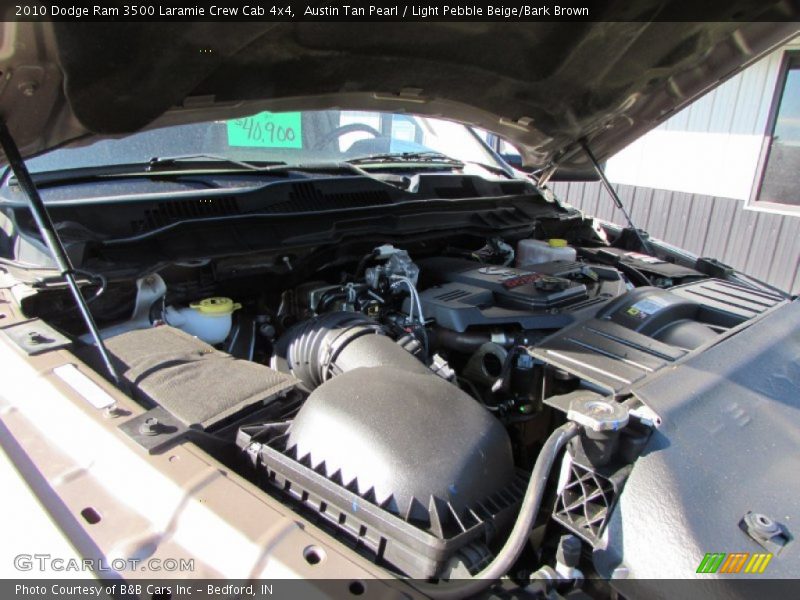 Austin Tan Pearl / Light Pebble Beige/Bark Brown 2010 Dodge Ram 3500 Laramie Crew Cab 4x4