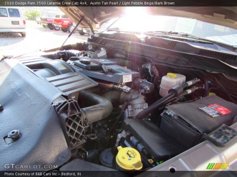 Austin Tan Pearl / Light Pebble Beige/Bark Brown 2010 Dodge Ram 3500 Laramie Crew Cab 4x4