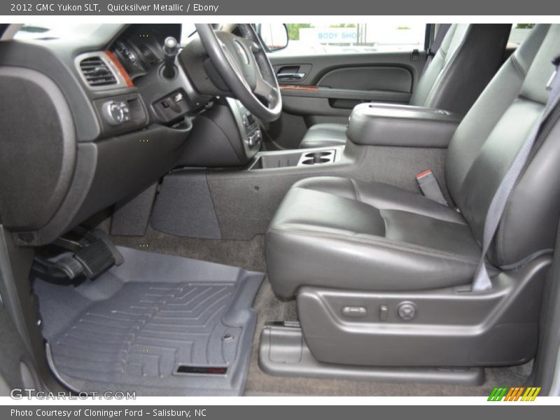 Quicksilver Metallic / Ebony 2012 GMC Yukon SLT