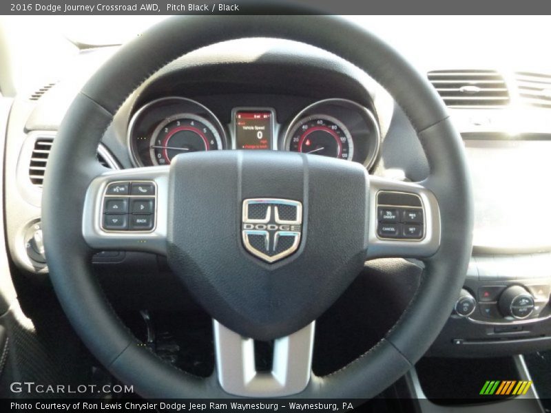 Pitch Black / Black 2016 Dodge Journey Crossroad AWD