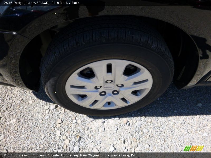 Pitch Black / Black 2016 Dodge Journey SE AWD
