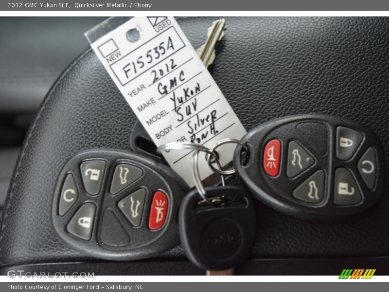 Quicksilver Metallic / Ebony 2012 GMC Yukon SLT