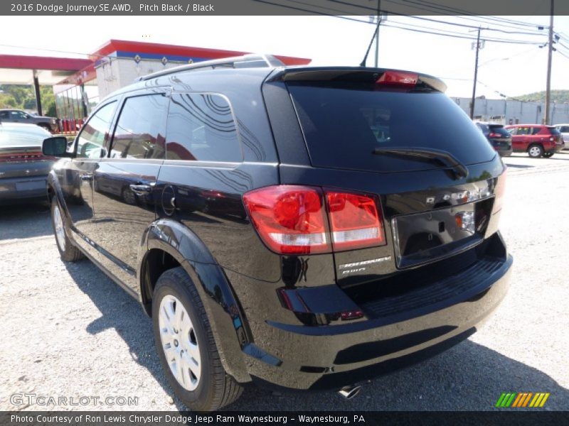 Pitch Black / Black 2016 Dodge Journey SE AWD