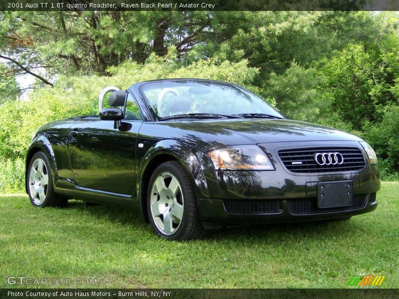 Raven Black Pearl / Aviator Grey 2001 Audi TT 1.8T quattro Roadster