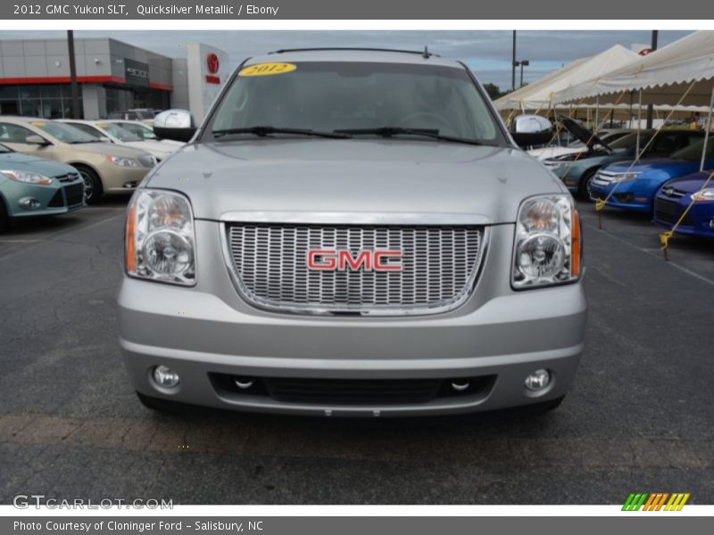 Quicksilver Metallic / Ebony 2012 GMC Yukon SLT