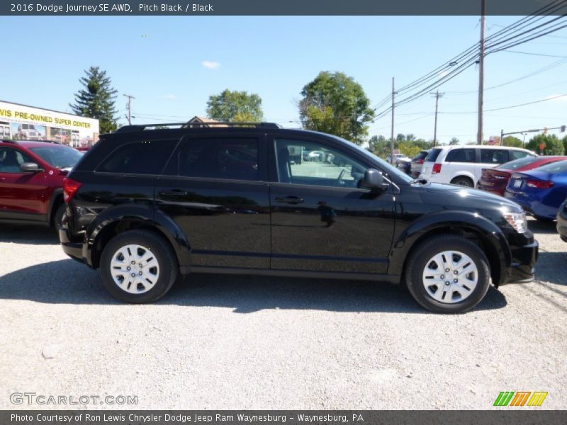 Pitch Black / Black 2016 Dodge Journey SE AWD