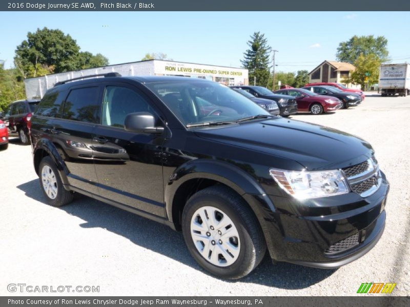 Pitch Black / Black 2016 Dodge Journey SE AWD