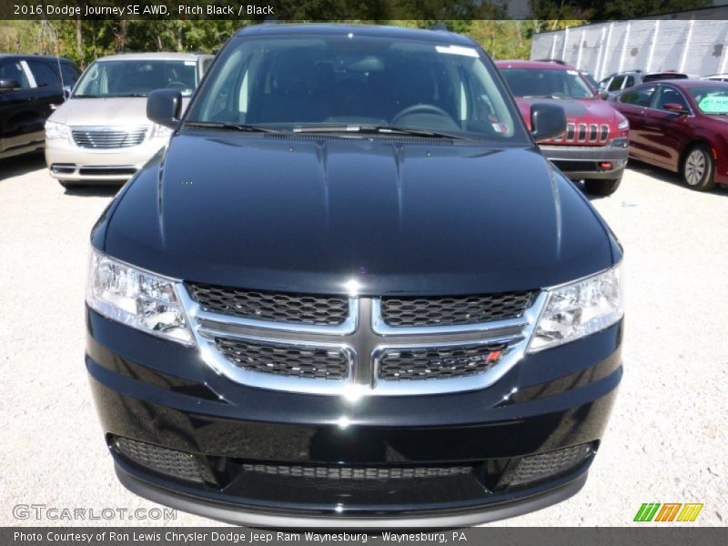 Pitch Black / Black 2016 Dodge Journey SE AWD
