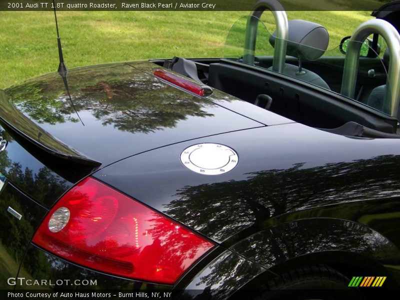 Raven Black Pearl / Aviator Grey 2001 Audi TT 1.8T quattro Roadster