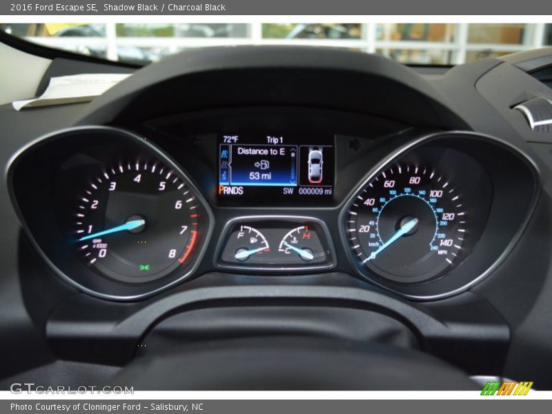Shadow Black / Charcoal Black 2016 Ford Escape SE