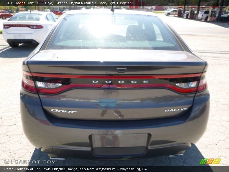 Granite Crystal Metallic / Black/Light Tungsten 2016 Dodge Dart SXT Rallye