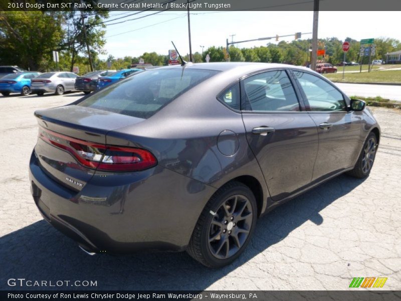 Granite Crystal Metallic / Black/Light Tungsten 2016 Dodge Dart SXT Rallye