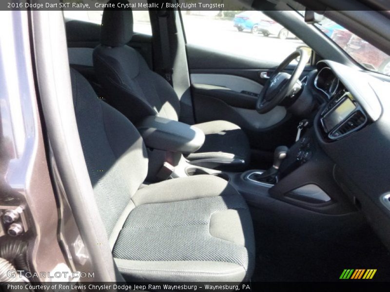 Granite Crystal Metallic / Black/Light Tungsten 2016 Dodge Dart SXT Rallye