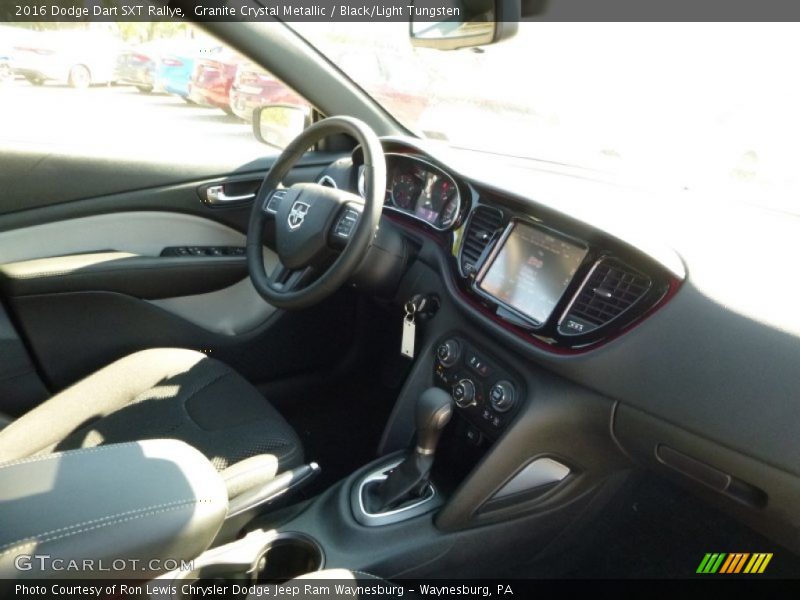 Granite Crystal Metallic / Black/Light Tungsten 2016 Dodge Dart SXT Rallye