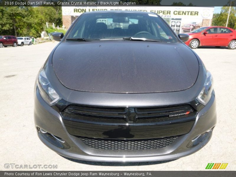 Granite Crystal Metallic / Black/Light Tungsten 2016 Dodge Dart SXT Rallye