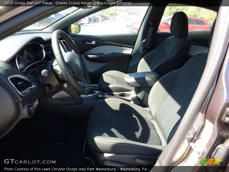 Granite Crystal Metallic / Black/Light Tungsten 2016 Dodge Dart SXT Rallye