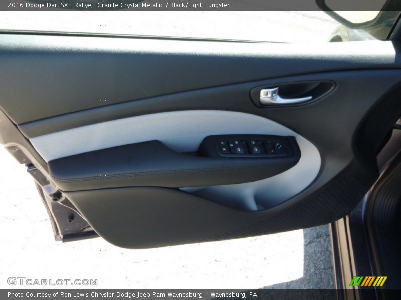 Granite Crystal Metallic / Black/Light Tungsten 2016 Dodge Dart SXT Rallye