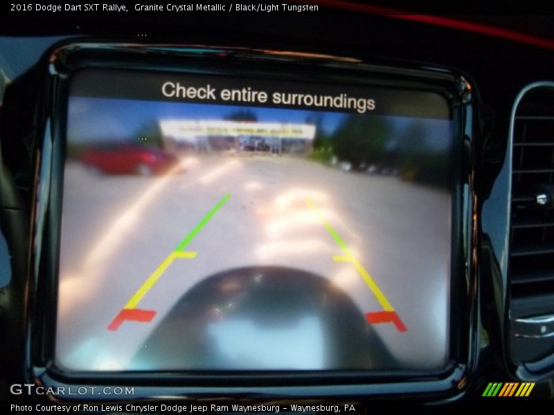 Granite Crystal Metallic / Black/Light Tungsten 2016 Dodge Dart SXT Rallye