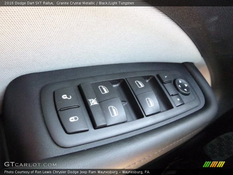 Granite Crystal Metallic / Black/Light Tungsten 2016 Dodge Dart SXT Rallye