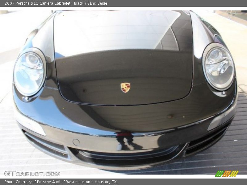 Black / Sand Beige 2007 Porsche 911 Carrera Cabriolet