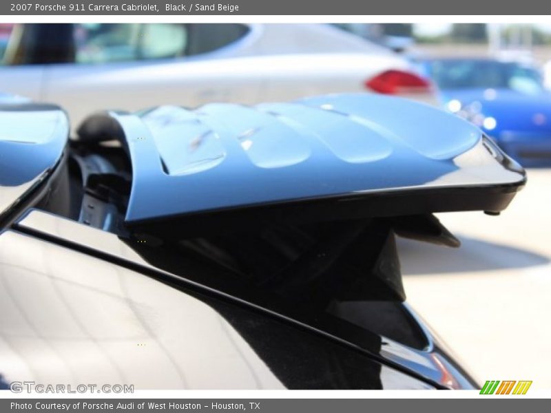 Black / Sand Beige 2007 Porsche 911 Carrera Cabriolet