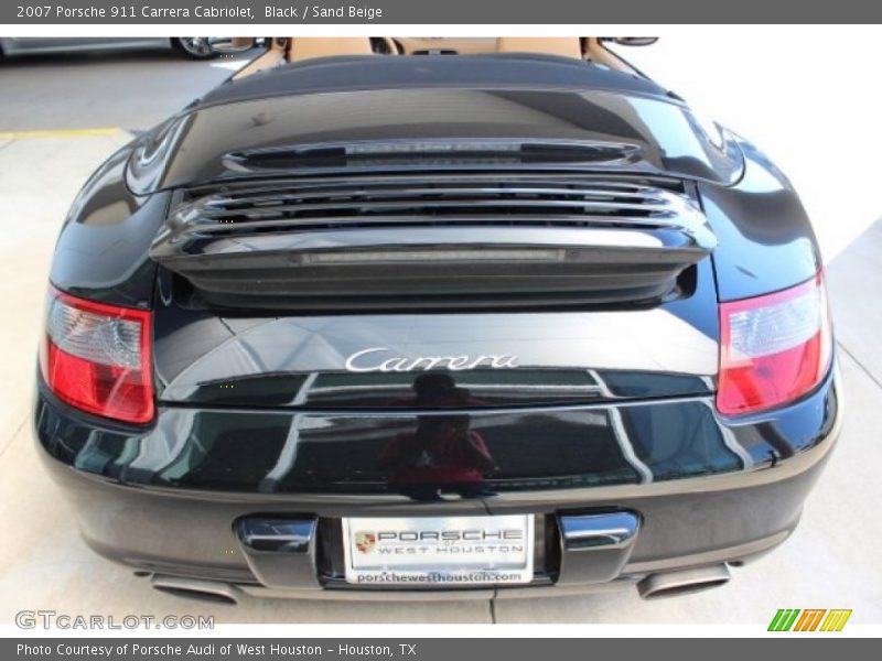 Black / Sand Beige 2007 Porsche 911 Carrera Cabriolet