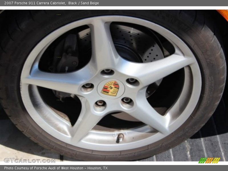 Black / Sand Beige 2007 Porsche 911 Carrera Cabriolet