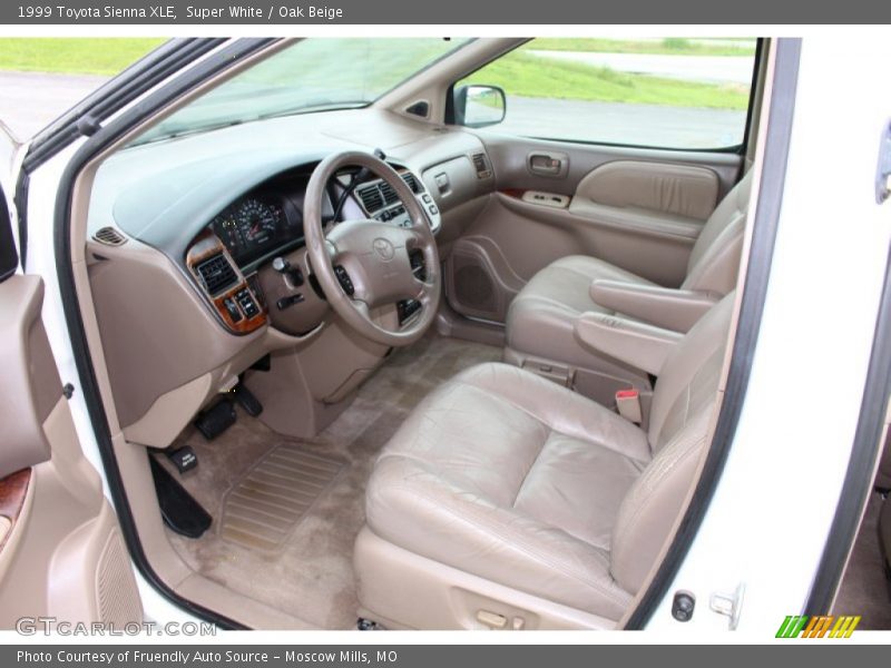  1999 Sienna XLE Oak Beige Interior