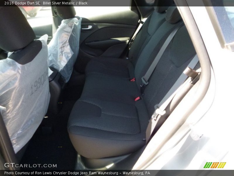 Billet Silver Metallic / Black 2016 Dodge Dart SE