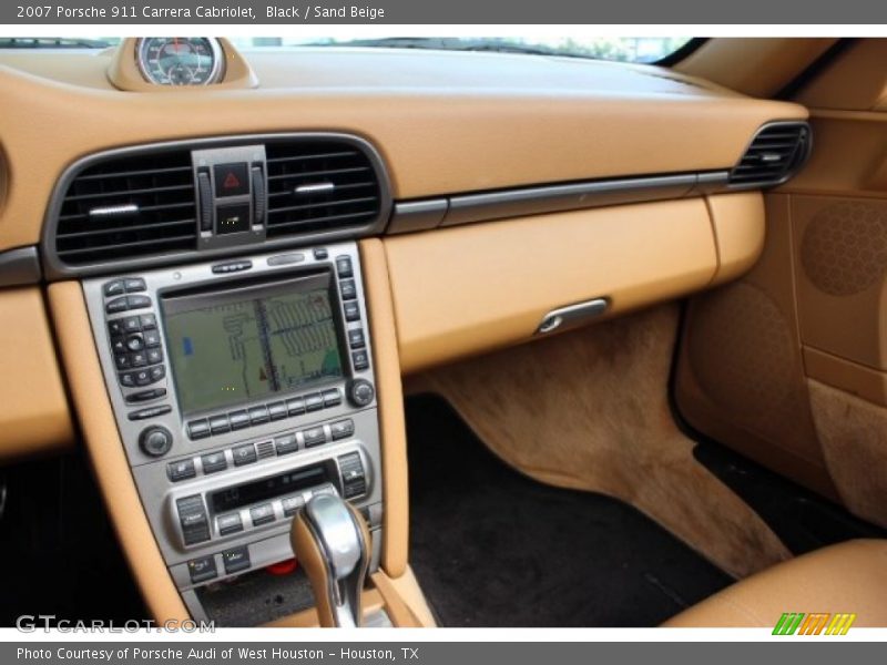 Black / Sand Beige 2007 Porsche 911 Carrera Cabriolet