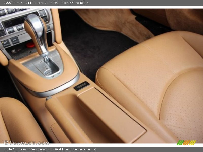Black / Sand Beige 2007 Porsche 911 Carrera Cabriolet