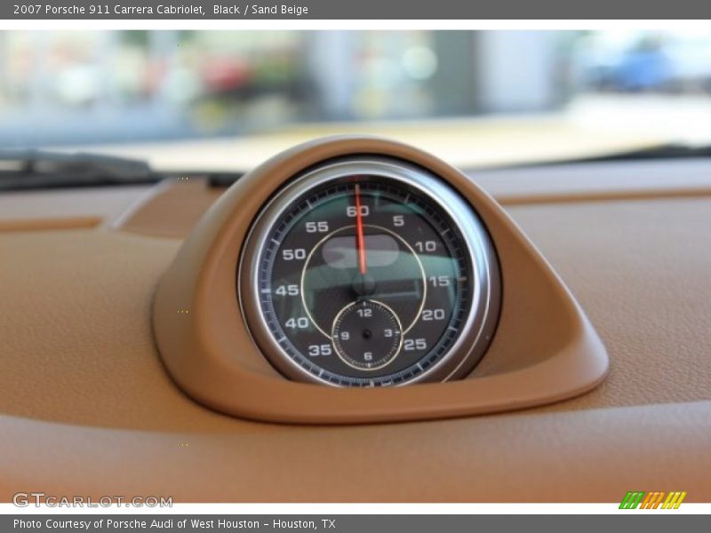 Black / Sand Beige 2007 Porsche 911 Carrera Cabriolet