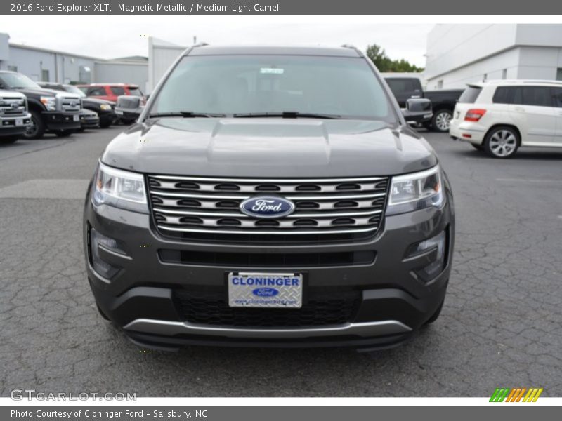 Magnetic Metallic / Medium Light Camel 2016 Ford Explorer XLT