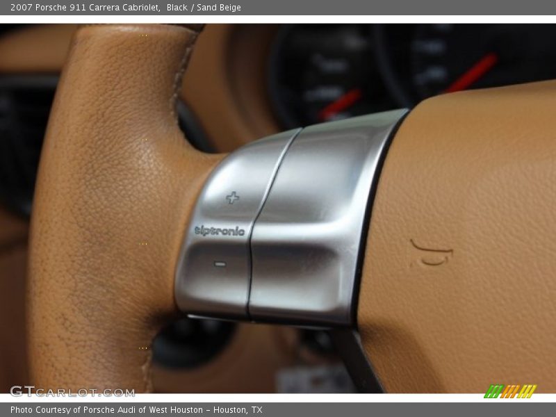 Black / Sand Beige 2007 Porsche 911 Carrera Cabriolet