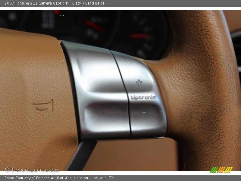 Black / Sand Beige 2007 Porsche 911 Carrera Cabriolet