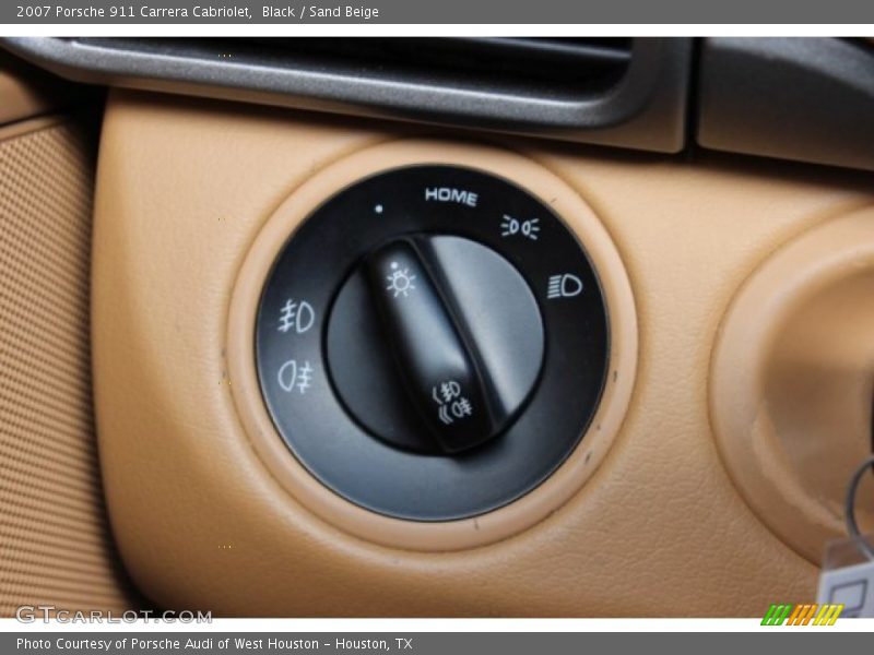 Black / Sand Beige 2007 Porsche 911 Carrera Cabriolet