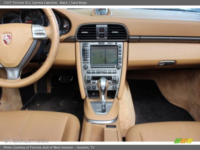 Black / Sand Beige 2007 Porsche 911 Carrera Cabriolet